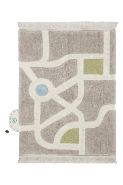 Wasbare vloerkleden - Lorena Canals wasbaar vloerkleed Washable Play Eco-City - Vloerkledenloods