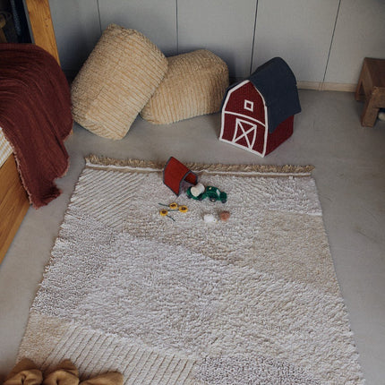 Wasbare vloerkleden - Lorena Canals wasbaar vloerkleed Washable Play Farm Fields - Vloerkledenloods