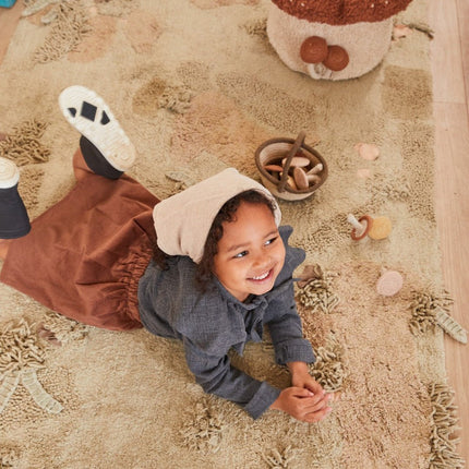 Wasbare vloerkleden - Lorena Canals wasbaar vloerkleed Washable Play Mushroom Forest - Vloerkledenloods
