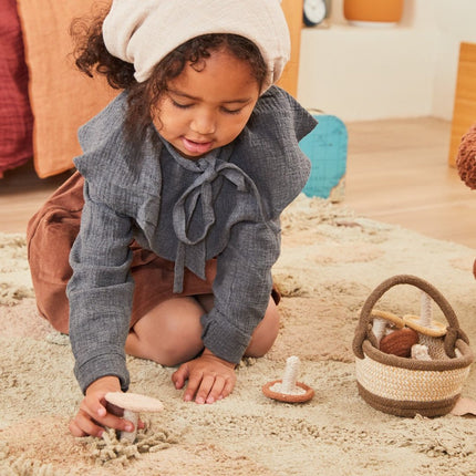 Wasbare vloerkleden - Lorena Canals wasbaar vloerkleed Washable Play Mushroom Forest - Vloerkledenloods
