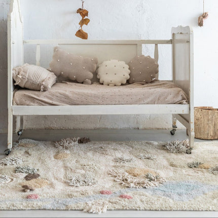 Wasbare vloerkleden - Lorena Canals wasbaar vloerkleed Washable Play Path of Nature - Vloerkledenloods