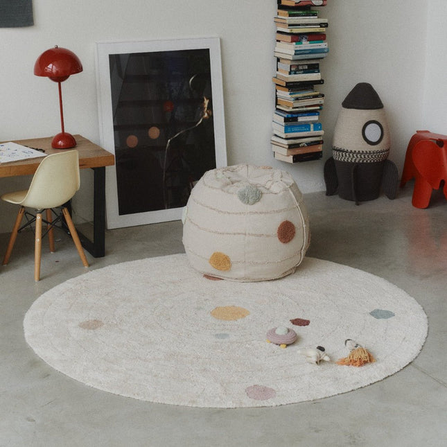 Wasbare vloerkleden - Lorena Canals wasbaar vloerkleed Washable Play Solar System - Vloerkledenloods