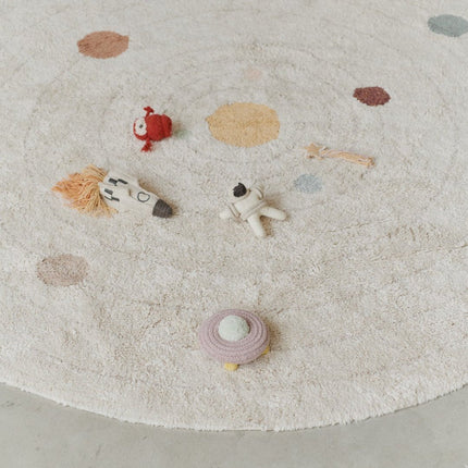 Wasbare vloerkleden - Lorena Canals wasbaar vloerkleed Washable Play Solar System - Vloerkledenloods