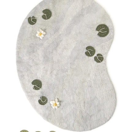 Wasbare vloerkleden - Lorena Canals wasbaar vloerkleed Washable Play Swan Lake - Vloerkledenloods