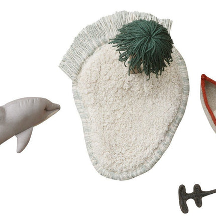Wasbare vloerkleden - Lorena Canals wasbaar vloerkleed Washable Play Waves - Vloerkledenloods