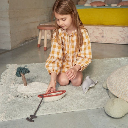 Wasbare vloerkleden - Lorena Canals wasbaar vloerkleed Washable Play Waves - Vloerkledenloods