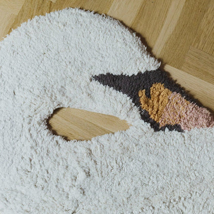 Wasbare vloerkleden - Lorena Canals wasbaar vloerkleed Washable Swan - Vloerkledenloods