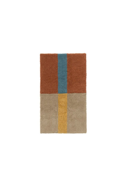 Wasbare vloerkleden - Lorena Canals wasbaar vloerkleed Wool Chroma Cinnamon - Vloerkledenloods