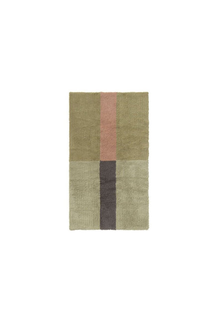 Wasbare vloerkleden - Lorena Canals wasbaar vloerkleed Wool Chroma Dusty Roze - Vloerkledenloods