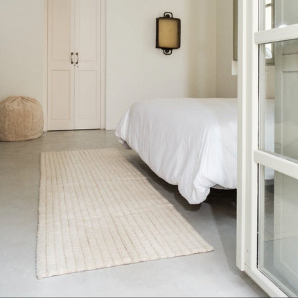 Wasbare vloerkleden - Lorena Canals wasbaar vloerkleed Wool Net - Vloerkledenloods