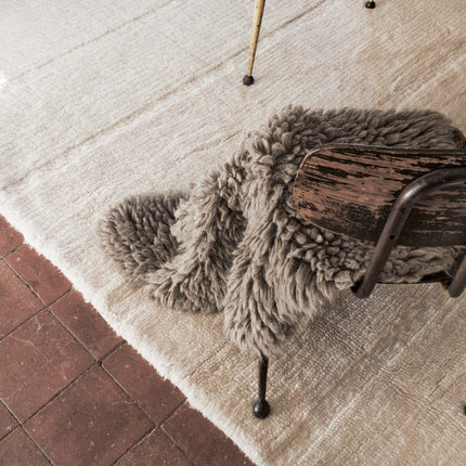 Wasbare vloerkleden - Lorena Canals wasbaar vloerkleed Woolly - Sheep Grijs - Vloerkledenloods