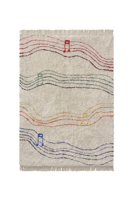 Lorena Canals wasbaar vloerkleed Musical Notes Colors