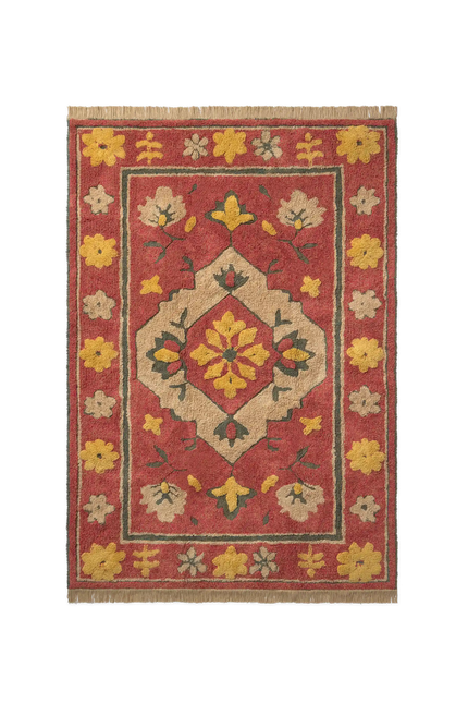 Lorena Canals wasbaar vloerkleed Persian Red