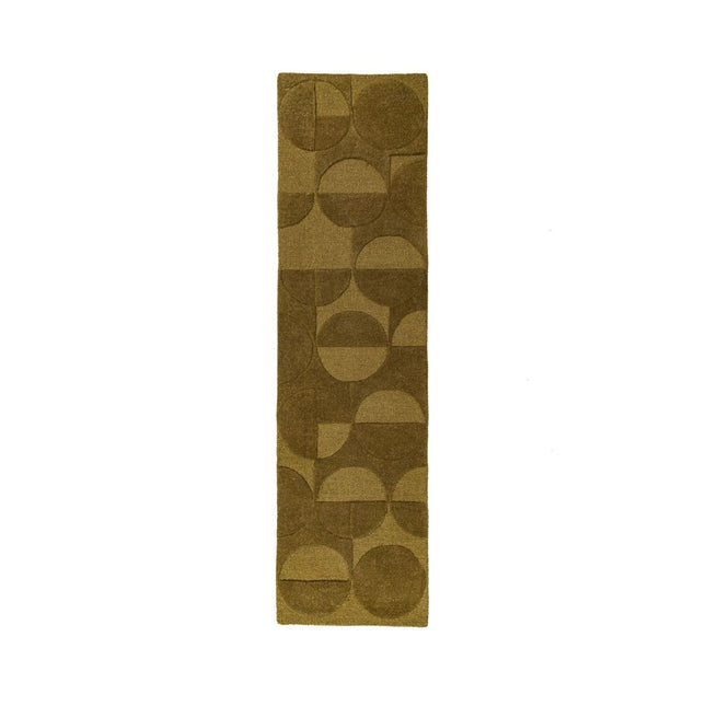 Wollen lopers - Flair Rugs wollen loper Gigi Olive - Vloerkledenloods
