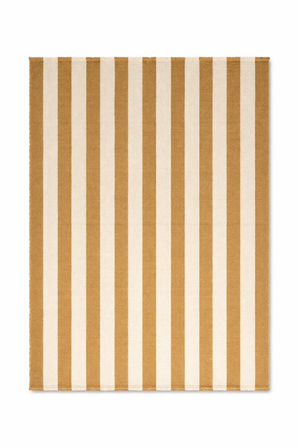 Wollen Lopers - Lorena Canals Cabana Lines wollen loper Stripes Naturel/Caramel - Vloerkledenloods