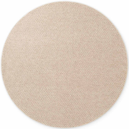 Wollen vloerkleden - Elle Decoration Lyon rond wollen vloerkleed Beans Naturel/Beige - Vloerkledenloods