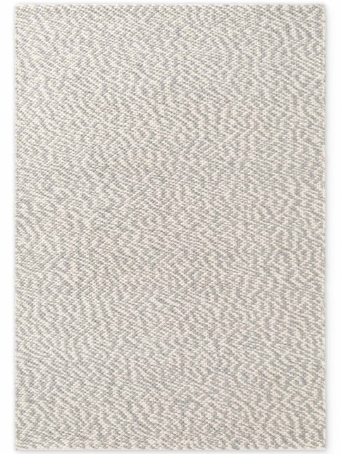 Wollen vloerkleden - Elle Decoration Lyon wollen vloerkleed Beans Naturel Crème/Grijs - Vloerkledenloods