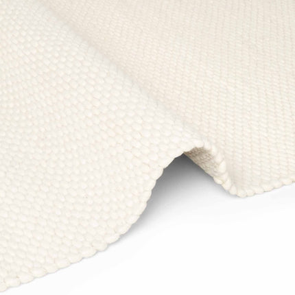 Wollen vloerkleden - Elle Decoration Lyon wollen vloerkleed Beans Naturel/Crème - Vloerkledenloods