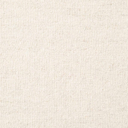 Wollen vloerkleden - Elle Decoration Puristic rond wollen vloerkleed Knots Naturel/Wit - Vloerkledenloods