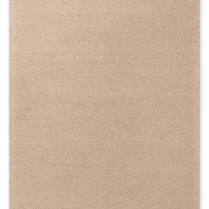Wollen vloerkleden - Elle Decoration Puristic wollen vloerkleed Knots Beige - Vloerkledenloods