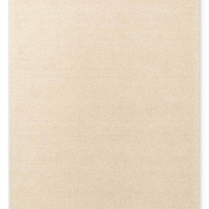 Wollen vloerkleden - Elle Decoration Puristic wollen vloerkleed Knots Lichtbeige - Vloerkledenloods