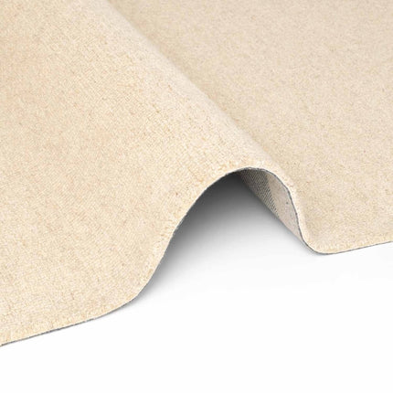 Wollen vloerkleden - Elle Decoration Puristic wollen vloerkleed Knots Lichtbeige - Vloerkledenloods