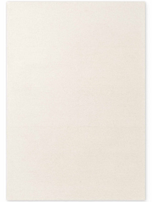 Wollen vloerkleden - Elle Decoration Puristic wollen vloerkleed Knots Naturel/Wit - Vloerkledenloods