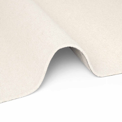 Wollen vloerkleden - Elle Decoration Puristic wollen vloerkleed Knots Naturel/Wit - Vloerkledenloods