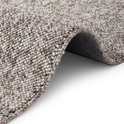 Wollen vloerkleden - Elle Decoration Rocco vloerkleed in wol-look Rocco Taupe/Multicolor - Vloerkledenloods