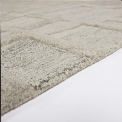 Wollen Vloerkleden - Flair Rugs vloerkleed Elva Wool Naturel - Vloerkledenloods