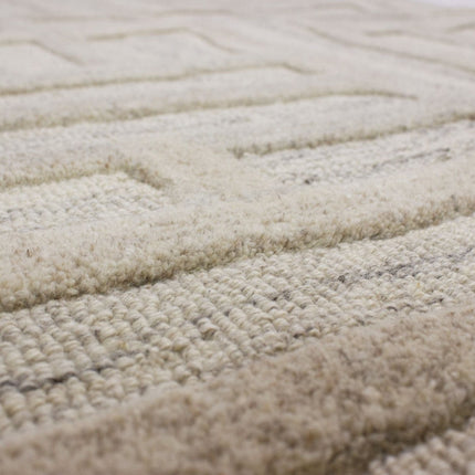 Wollen Vloerkleden - Flair Rugs vloerkleed Elva Wool Naturel - Vloerkledenloods