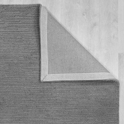 Wollen Vloerkleden - Flair Rugs vloerkleed Harris Boucle Wool Grijs - Vloerkledenloods
