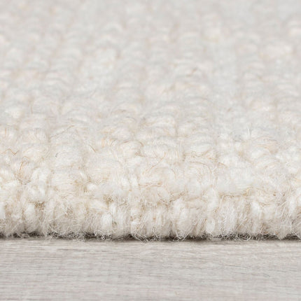Wollen Vloerkleden - Flair Rugs vloerkleed Harris Boucle Wool Ivoor - Vloerkledenloods