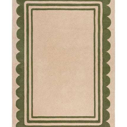 Wollen Vloerkleden - Flair Rugs vloerkleed Lois Groen - Vloerkledenloods