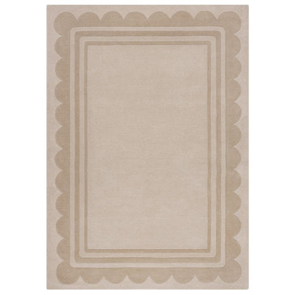 Wollen Vloerkleden - Flair Rugs vloerkleed Lois Naturel - Vloerkledenloods