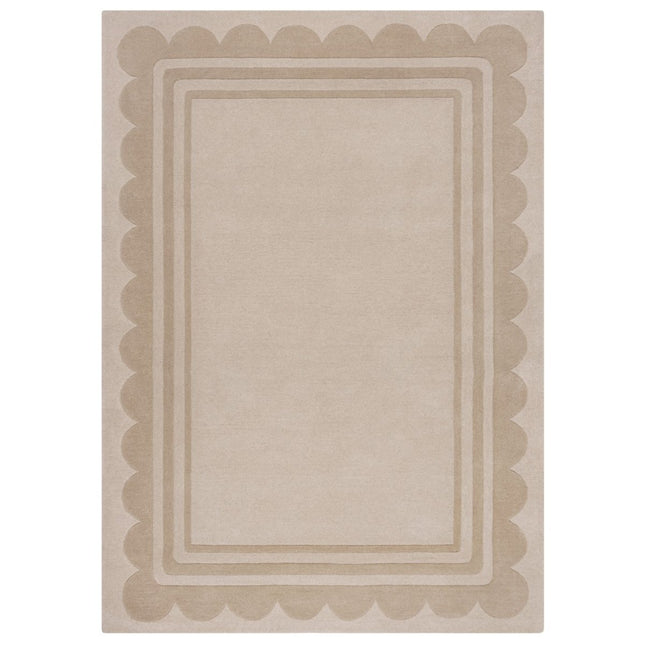 Wollen Vloerkleden - Flair Rugs vloerkleed Lois Naturel - Vloerkledenloods