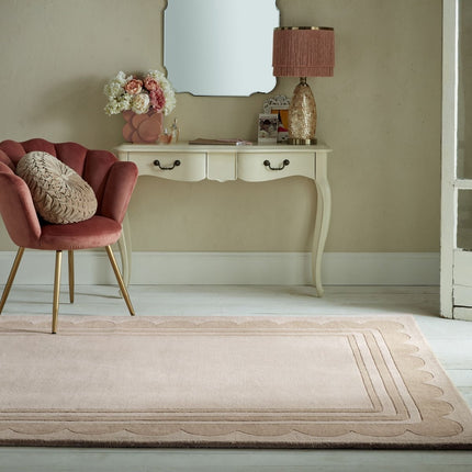 Wollen Vloerkleden - Flair Rugs vloerkleed Lois Naturel - Vloerkledenloods