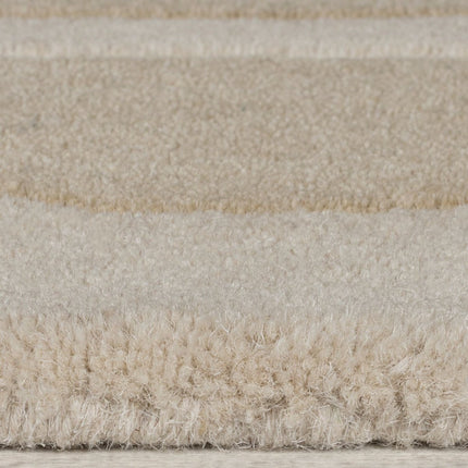 Wollen Vloerkleden - Flair Rugs vloerkleed Lois Naturel - Vloerkledenloods
