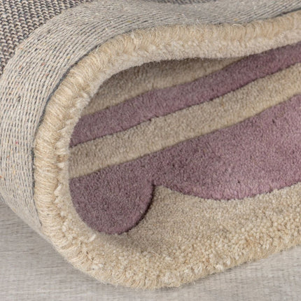 Wollen Vloerkleden - Flair Rugs vloerkleed Lois Paars - Vloerkledenloods