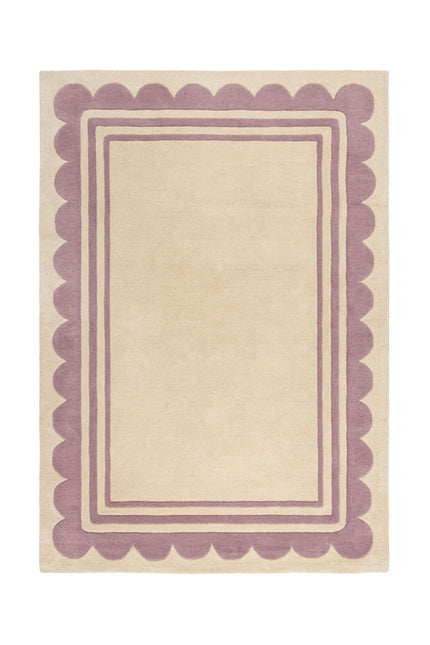 Wollen Vloerkleden - Flair Rugs vloerkleed Lois Paars - Vloerkledenloods