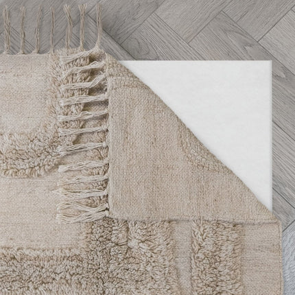 Wollen Vloerkleden - Flair Rugs vloerkleed Loma Wool Naturel - Vloerkledenloods