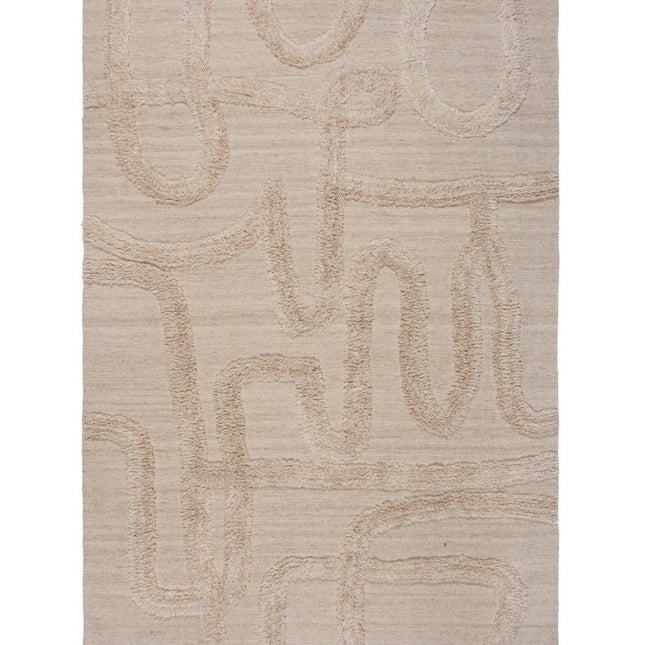 Wollen Vloerkleden - Flair Rugs vloerkleed Loma Wool Naturel - Vloerkledenloods