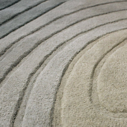 Wollen Vloerkleden - Flair Rugs vloerkleed Puddle Ombre Wool Blauw - Vloerkledenloods