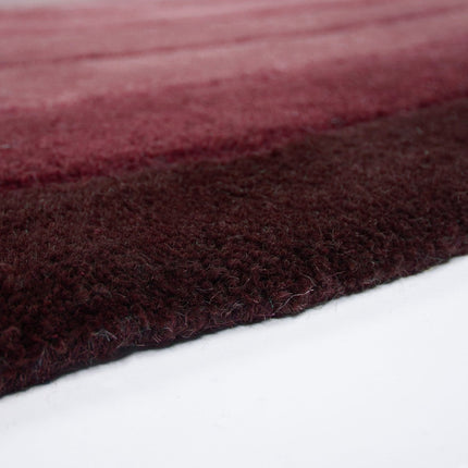 Wollen Vloerkleden - Flair Rugs vloerkleed Puddle Ombre Wool Mulberry - Vloerkledenloods