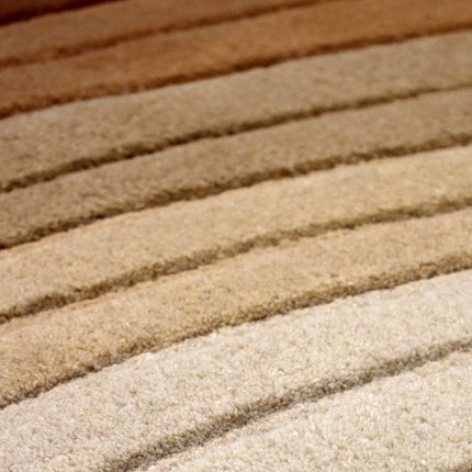 Wollen Vloerkleden - Flair Rugs vloerkleed Puddle Ombre Wool Terracotta - Vloerkledenloods