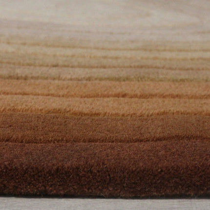 Wollen Vloerkleden - Flair Rugs vloerkleed Puddle Ombre Wool Terracotta - Vloerkledenloods