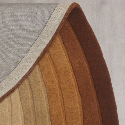 Wollen Vloerkleden - Flair Rugs vloerkleed Puddle Ombre Wool Terracotta - Vloerkledenloods