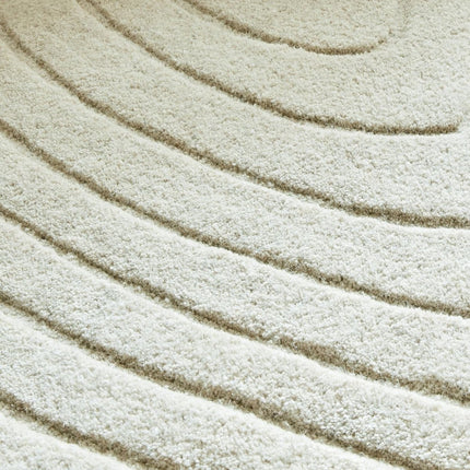 Wollen Vloerkleden - Flair Rugs vloerkleed Puddle Wool Naturel - Vloerkledenloods