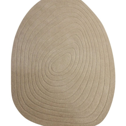 Wollen Vloerkleden - Flair Rugs vloerkleed Puddle Wool Naturel - Vloerkledenloods