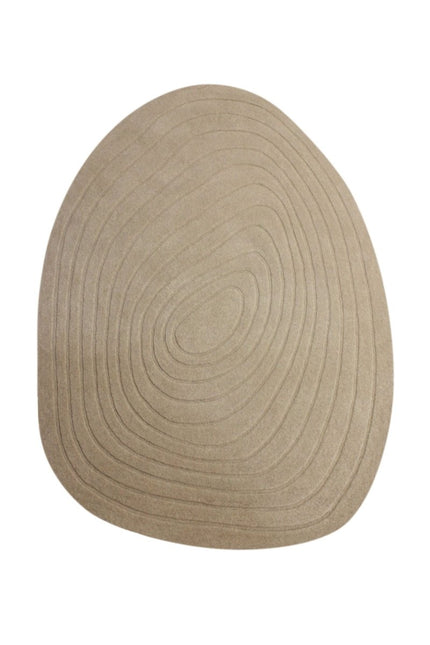 Wollen Vloerkleden - Flair Rugs vloerkleed Puddle Wool Naturel - Vloerkledenloods